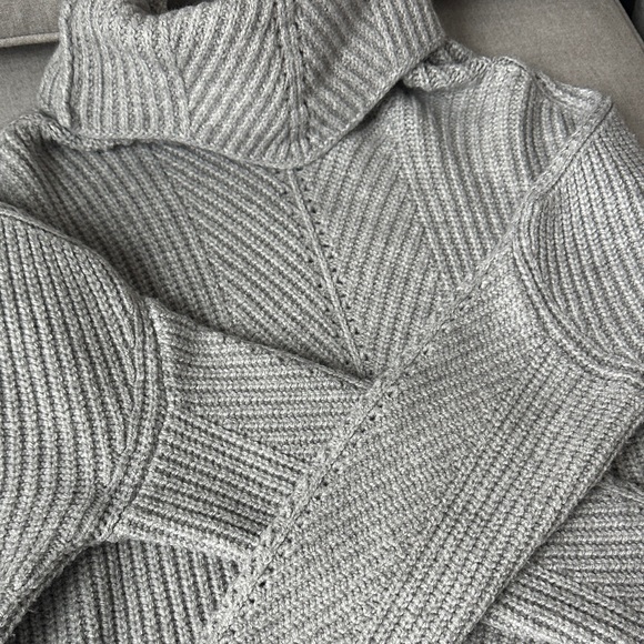 MAJE Matignon Gray Women's Sweater - Picture 4 of 7